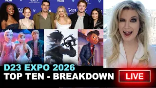 D23 Expo 2026 BREAKDOWN - MCU X-Men Cast Inde Navarrette Frozen 3 Kingdom Hearts Anime Disney Plus