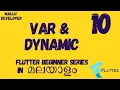 Var and Dynamic Data Types in Dart Flutter Malayalam Tutorials