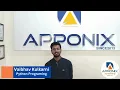 Testimonial from Vaibhav Kulkarni on Python Programing at Apponix Technologies