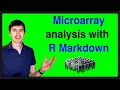 Microarray normalization fitting and annotation using R