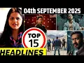 Download Lagu Top 15 Big News of Bollywood | 4th SEPTEMBER 2025 | Salman Khan , Ramayana, Sunny Deol