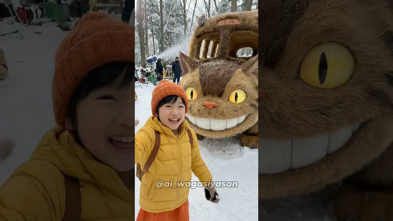 冬の撮影?!となりのトトロの実写撮影現場