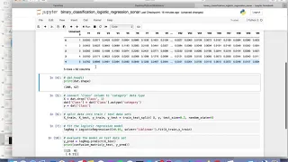 Binary classification on Sonar dataset sklearn logistic regresson