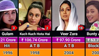 rani mukerjee hits and flops movies list 1996 2025 rani mukherjee all movies list