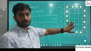 Python Course in Guntur Python Pattern Printing Programs in Telugu D pattern printing in python