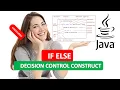 JAVA IF ELSE JAVA DECISION CONTROL CONSTRUCT JAVA PROGRAMMING TUTORIAL 15 HINDI URDU