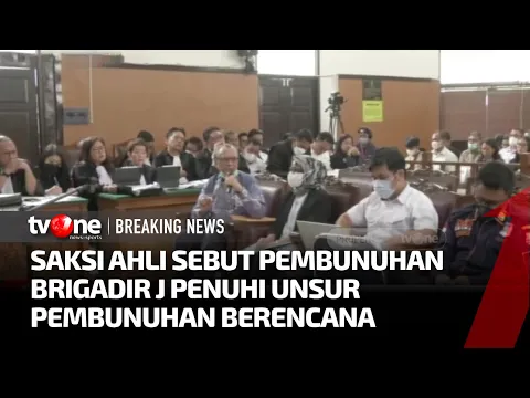 Saksi Ahli Kriminologi: Ada Perencanaan Dalam Pembunuhan Yosua