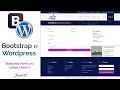Bootstrap to WordPress Theme Development Part - 11-A How to Develop Contact Form 7 With Bootstrap