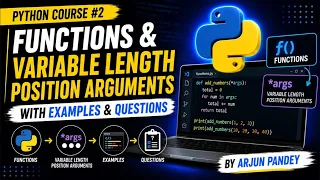 Python Functions args Lambda Map Filter Explained Python Course