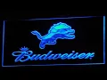 Detroit Lions Budweiser LED Neon Sign