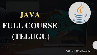 JAVA Full Course in Telugu JAVA JAVA Tutorial