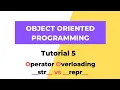 Operator Overloading - str vs repr