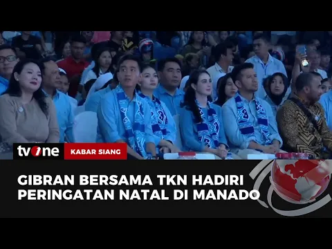 Gibran Rakabuming Raka Kampanye dan Hadiri Acara Natal di Manado