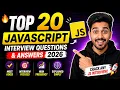 JavaScript Interview Questions 2026 Top 20 Most Frequently Asked with Answers