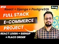 React Django Full Stack E-Commerce Project React JWT Authentication Login Signup Page