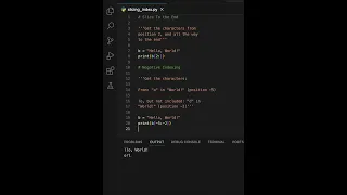 Python Slicing 2