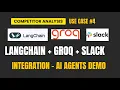 Langchain AI Agents Demo - FASTEST Slack AI Agent with Groq LangChain
