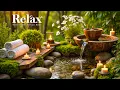 Download Lagu Bamboo Water Fountain + Healing Piano Music 🌿 Meditation Space for Deep Sleep, Stress Relief, Relax