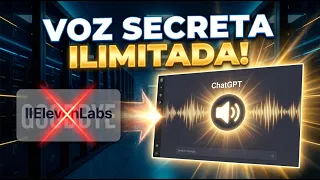 Adeus ElevenLabs: Descubra a Voz Secreta e Ilimitada do ChatGPT