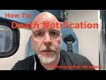 Deliver a Death Notification