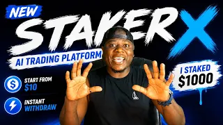 STAKERX NEW AI Trading Platform Start With 10 Explore 1 3 Daily Returns