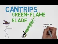 CANTRIP Green-Flame Blade 5E