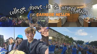 COLLEGE VLOG Moving in Orientation CMU