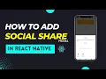How to Create Social Share Button in React Native A Step-by-Step Guide Share Modal