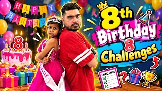 Ruhi's 8th Birthday 8 Challenges 😰🥳 | Anshul Verma Vlogs | Punnu Ruhi Kittu