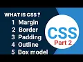Part 2 Margin Border Padding Outline Box Model A77