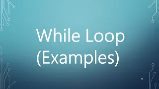21 - While Loop Examples in Python Arabic