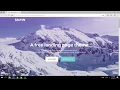 Build Snow Landing page with HTML CSS Java Script Part1