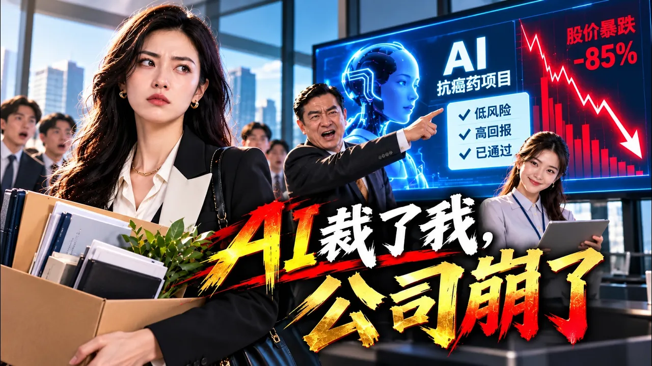 開除我換AI?假藥暴雷全公司破產,老闆跪求我接手