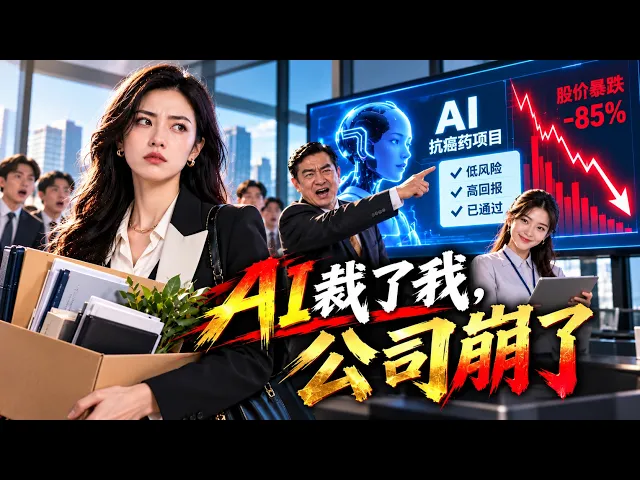 開除我換AI?假藥暴雷全公司破產,老闆跪求我接手