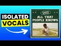 All That People Knows - Talisco | Only Vocals (Isolated Acapella)