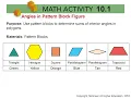 10 1 Angles in Pattern Block Figures