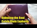 Unboxing the Real Calvin Klein Euphoria - Authentic Perfume Review First Impressions