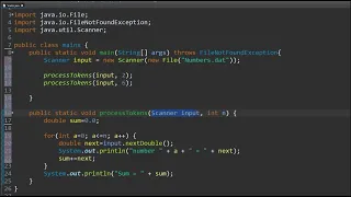 Building Java Programs CH6 File Processing using scanner as a parameter reading in a file