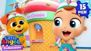 Mesin Es Krim Baruku 🍦😋 Little Angel | Kumpulan Lagu Anak | Bahasa Indonesia