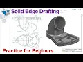 Solid Edge Drafting Tutorials Create 2D Drawing Exercise - Section View Broken Out Dimension