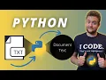 How To Read A Text File In Python