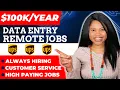 Data Entry Work From Home Jobs 2026 Entry Level Remote Jobs w UPS No Phone