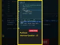 Python For Beginners Python Interview Questions Python in Telugu Python Basics Learn Python
