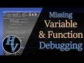Missing Variable and Function debugging using WinDBG Find the missing variable and function