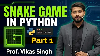 How to make Snake Game in Python Part-1 by Vikas Singh in Hindi
