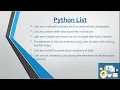 8 GNS3-Network Automation With Python-Python List Brief Description