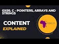 0x05 C - Pointers arrays and strings Part 1