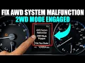AWD System Malfunction 2WD Mode Engaged Causes Diagnosis and Fixes
