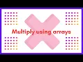 Multiply using counters to make arrays