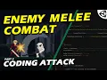 2D ENEMY Melee Combat in UNITY - Coding Attack Pattern